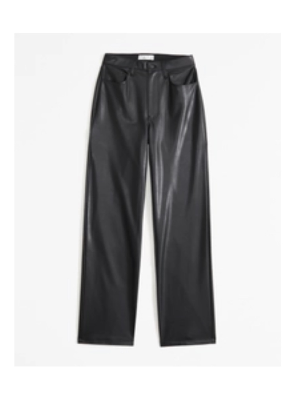Abercrombie Vegan Leather High Rise Loose Pant
